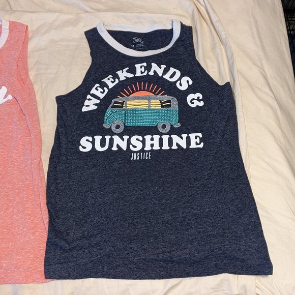 Justice sequence tank tops - Picture 3 of 10
